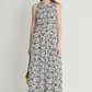 Textured Bali Tank Dress, Tropical Midnight