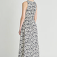 Textured Bali Tank Dress, Tropical Midnight