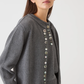 Minivera Cotton Vest, Charcoal