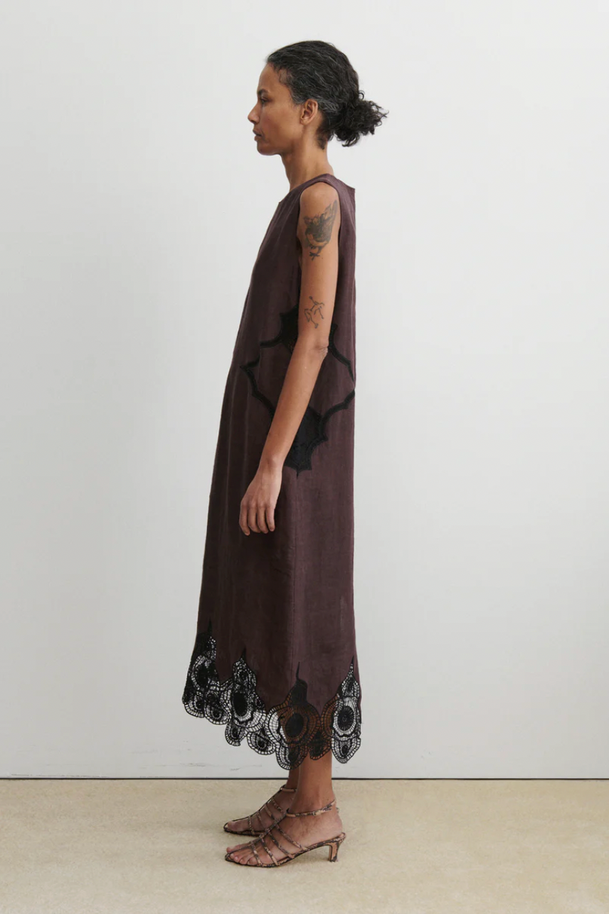 Faden Dress, Wine