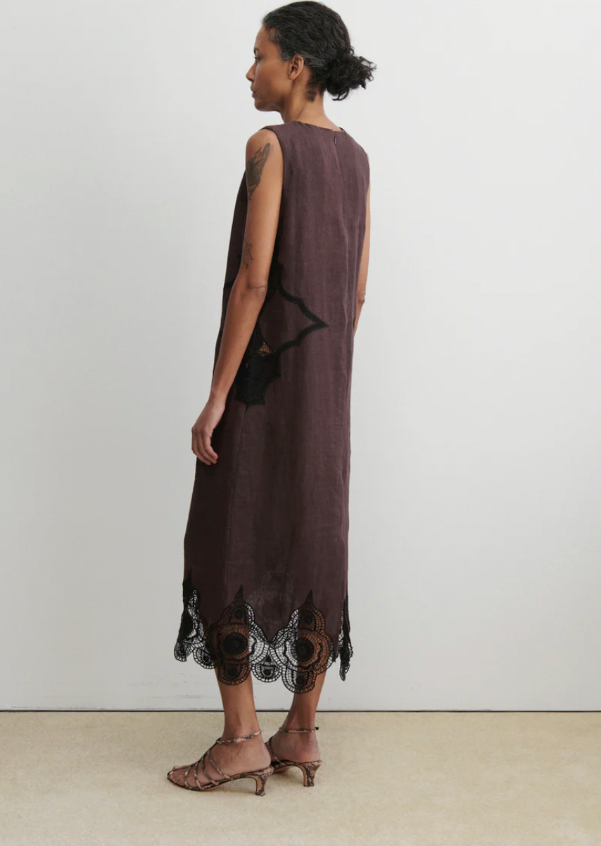 Faden Dress, Wine