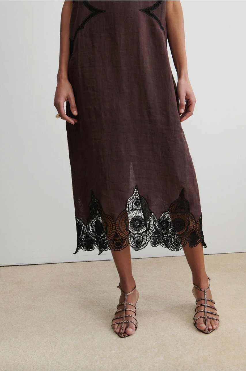Faden Dress, Wine