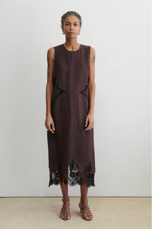 Faden Dress, Wine