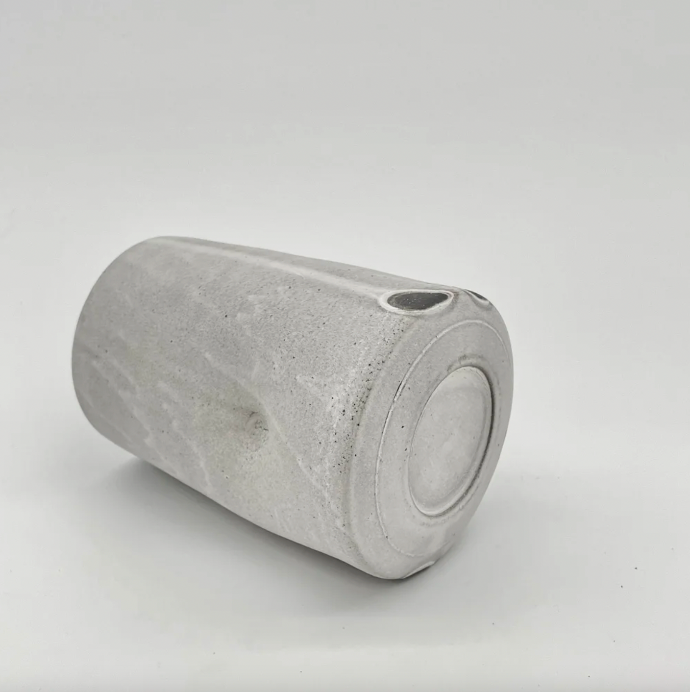 Tall Pinch Cup, White