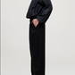Sadie Windbreaker Steel Taffeta, Black