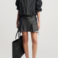 Sadie Windbreaker Steel Taffeta, Black