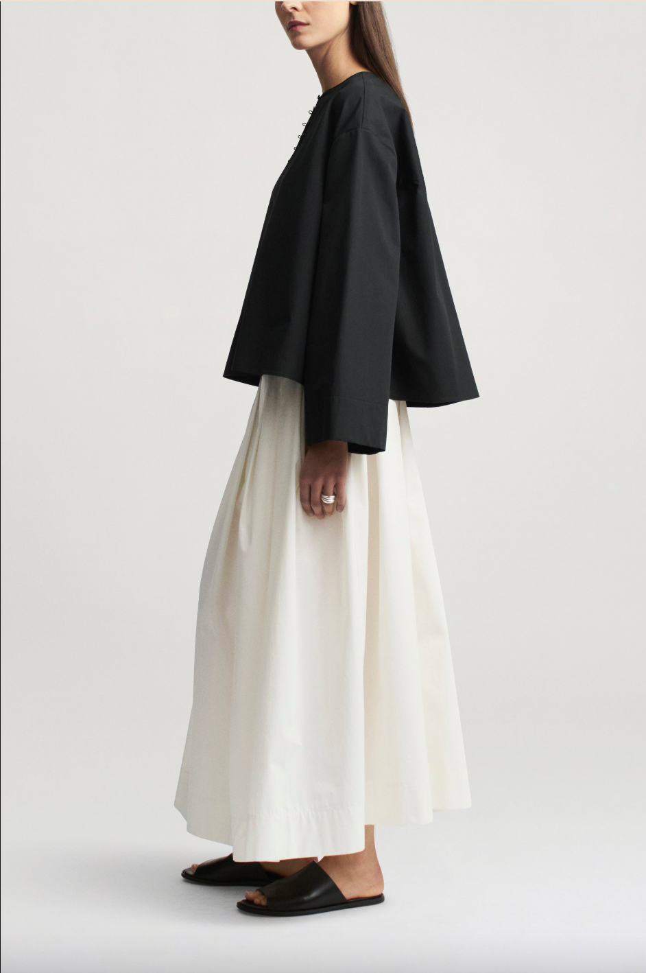 Isolde Full Skirt, Ivory