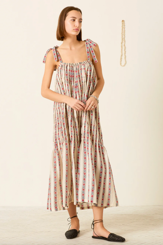 Emrys Roseband Stripe Dress