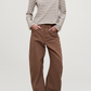 Wynn Long Sleeve Tshirt, Apricot Stripe