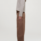 Wynn Long Sleeve Tshirt, Apricot Stripe
