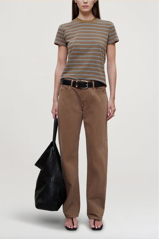 Kenzie Tshirt, Mist Stripe