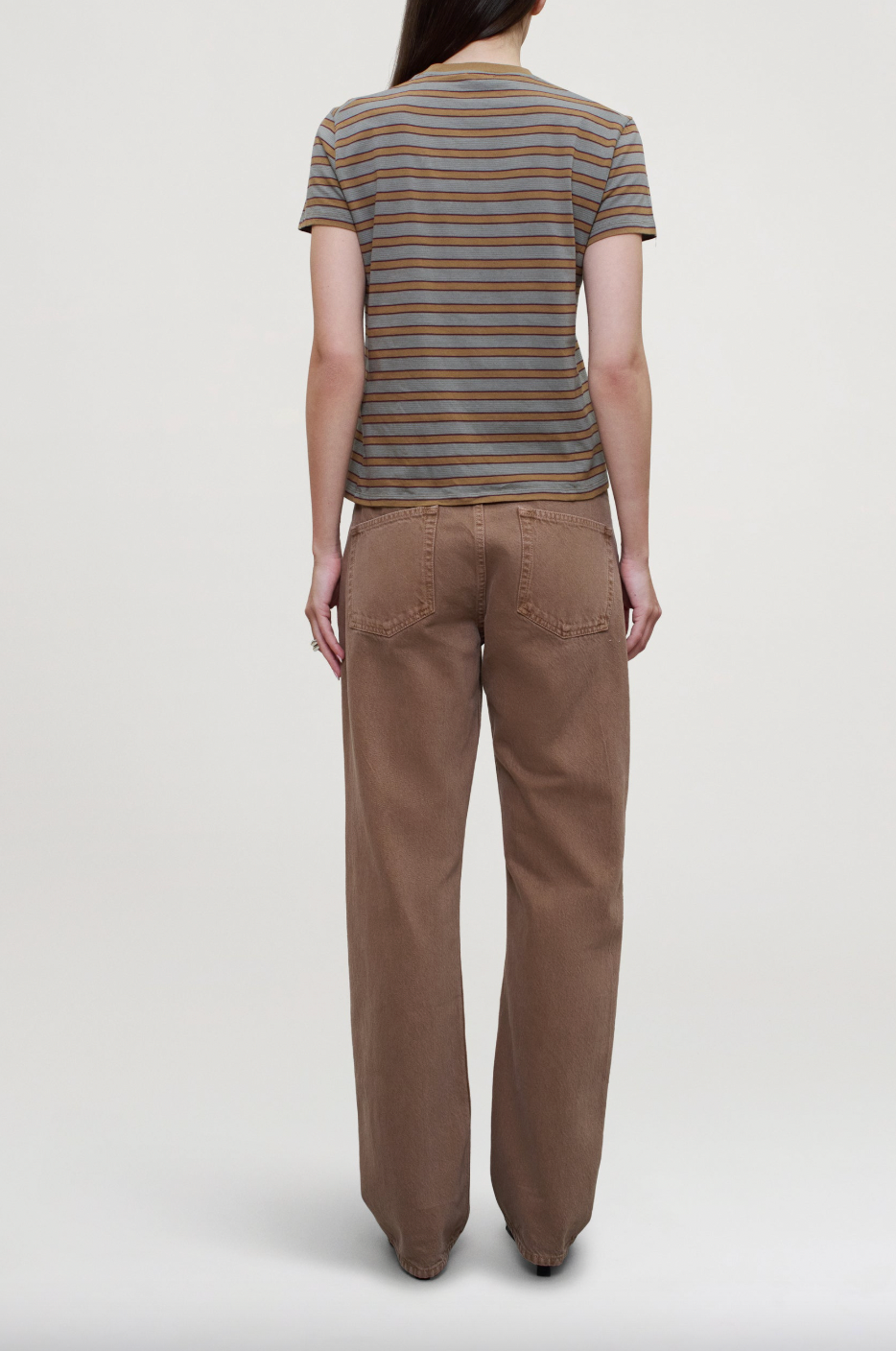 Kenzie Tshirt, Mist Stripe