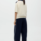 Organic Cotton Sporty Pants, Navy