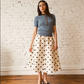 Nikki Chasin Play Skirt - Caffe Dot