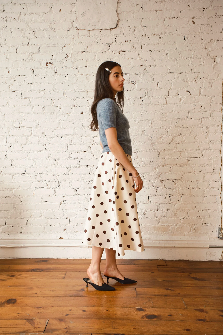 Nikki Chasin Play Skirt - Caffe Dot