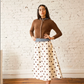 Nikki Chasin Play Skirt - Caffe Dot