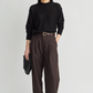 Long Bari Trouser, Chocolate
