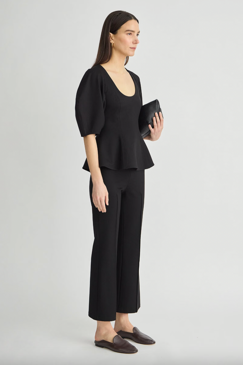 Ponte Rene Pull On Pant, Black