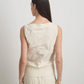 Shell Top, Ecru
