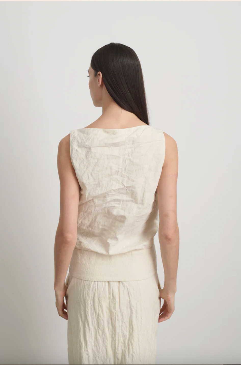 Shell Top, Ecru