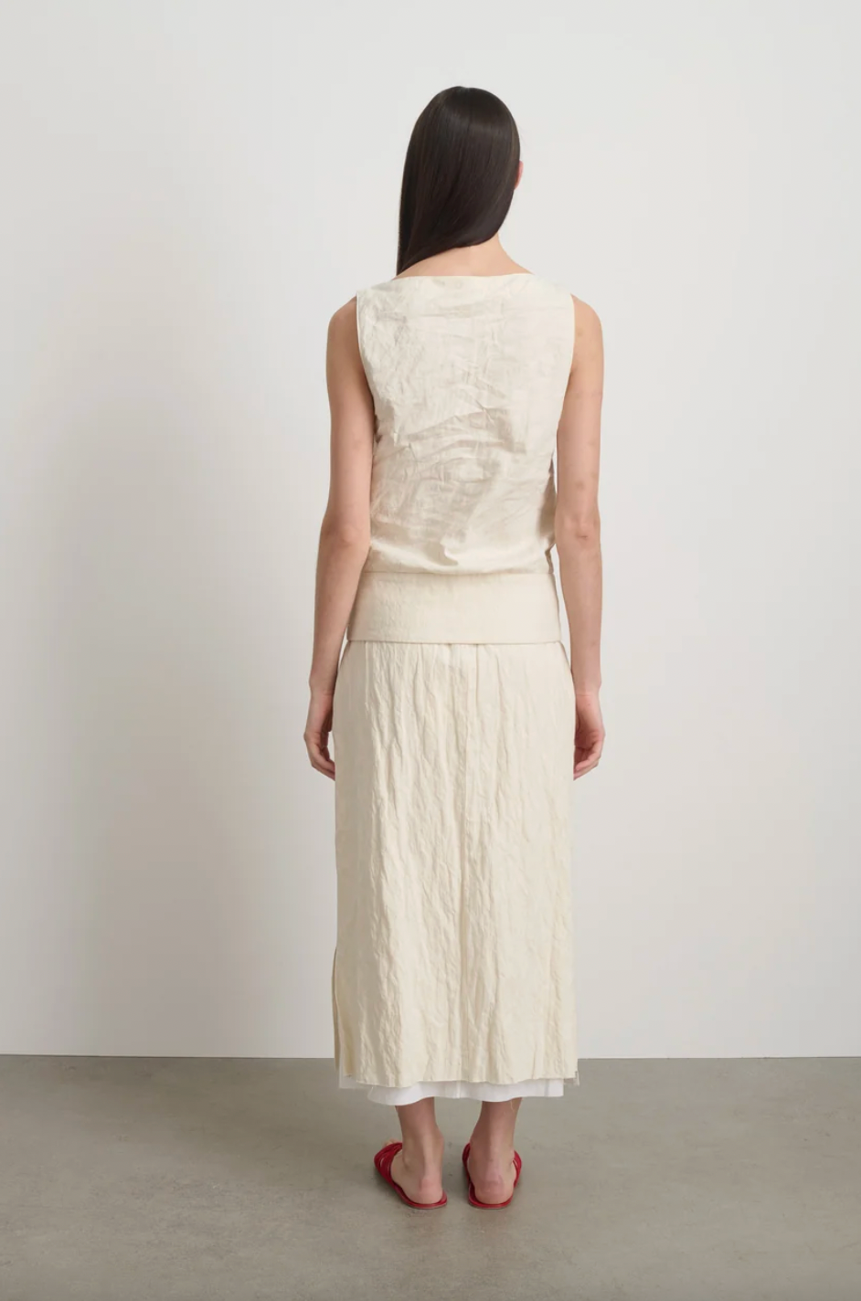 Shell Top, Ecru