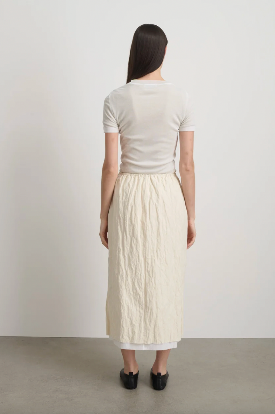 Slip Skirt, Ecru