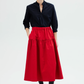Dolo Skirt, Crimson