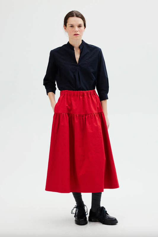 Dolo Skirt, Crimson