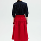 Dolo Skirt, Crimson