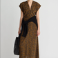 Monde Silk Bias Maxi Dress, Leo Floral Midnight