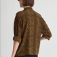 Ila Silk Pocket Button-Up, Leo Floral Midnight