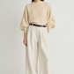 Softest Silk Cashmere Batwing Crew, Ivory