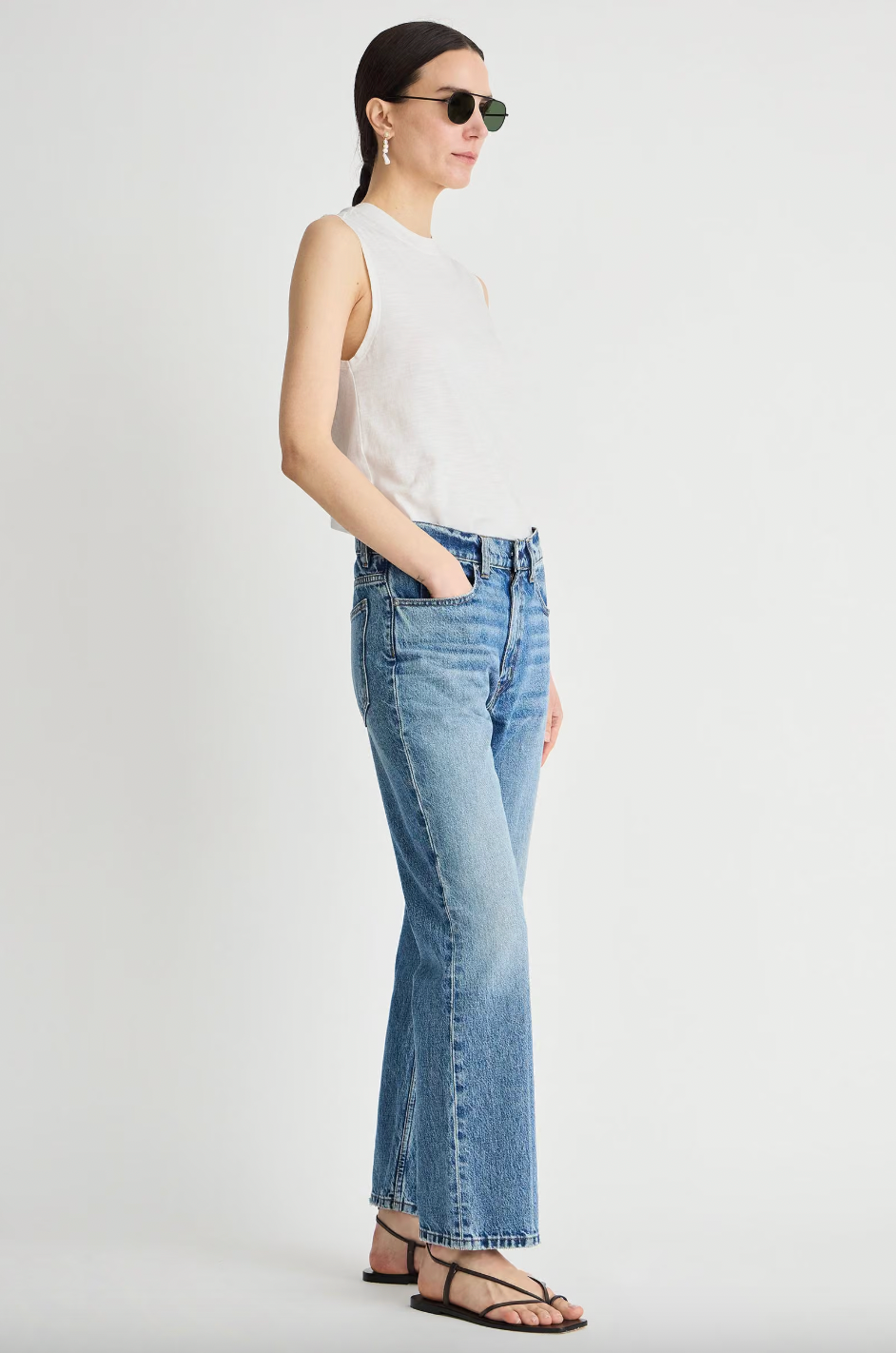 Rene Kick Flare Jean, Hermosa Wash
