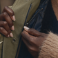 Firefighter Jacket, Olive With Chocolate