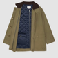 Firefighter Jacket, Olive With Chocolate