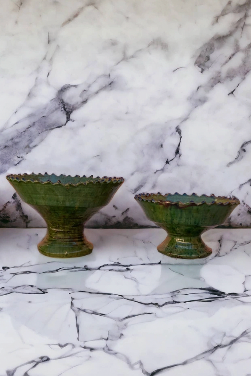 Fruit Bowl Tamegroute Green: Lrg