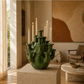 Large Moroccan Tamegroute Multi-Neck Vase & Candle Holder