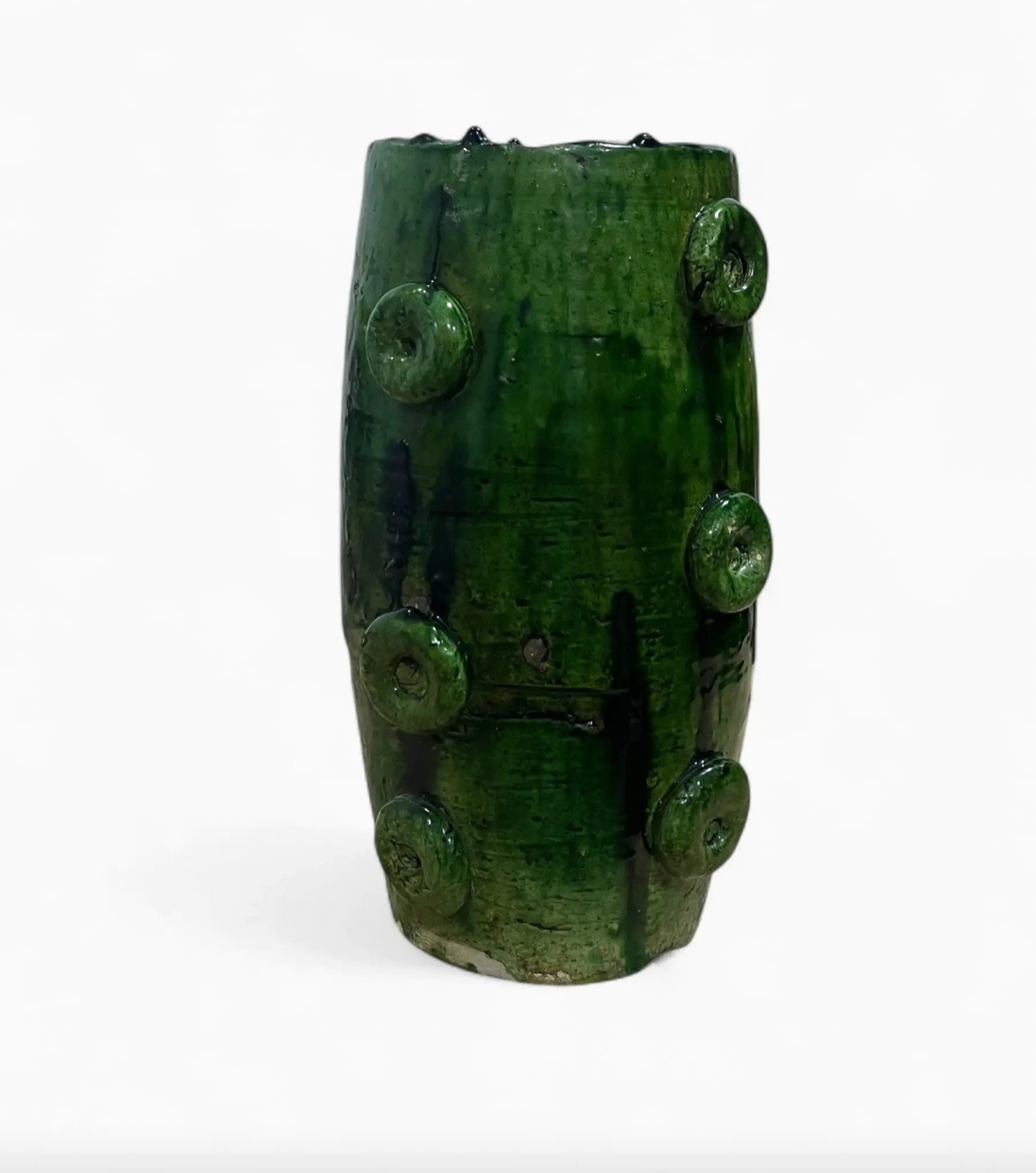Tamegroute Green Spiked Vase 30 cm