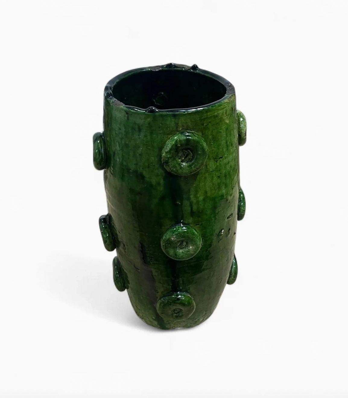 Tamegroute Green Spiked Vase 30 cm