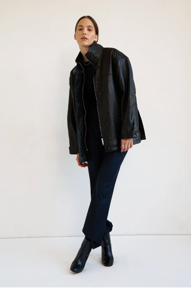 Minimal Anorak Jacket, Black