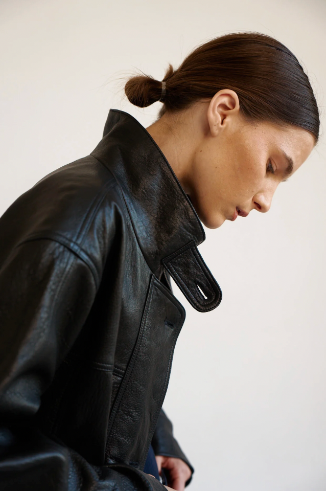 Minimal Anorak Jacket, Black