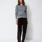 Rib Slim Sweater, Graphite
