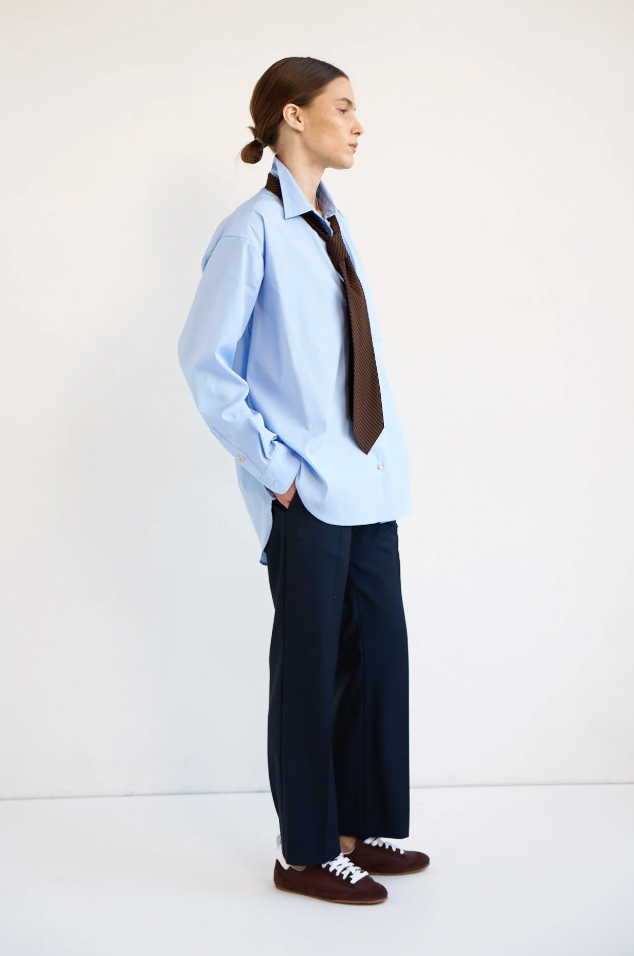 Tuck Shirt, Cornflower
