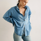 Essential Denim Shirt, Timeworn Indigo