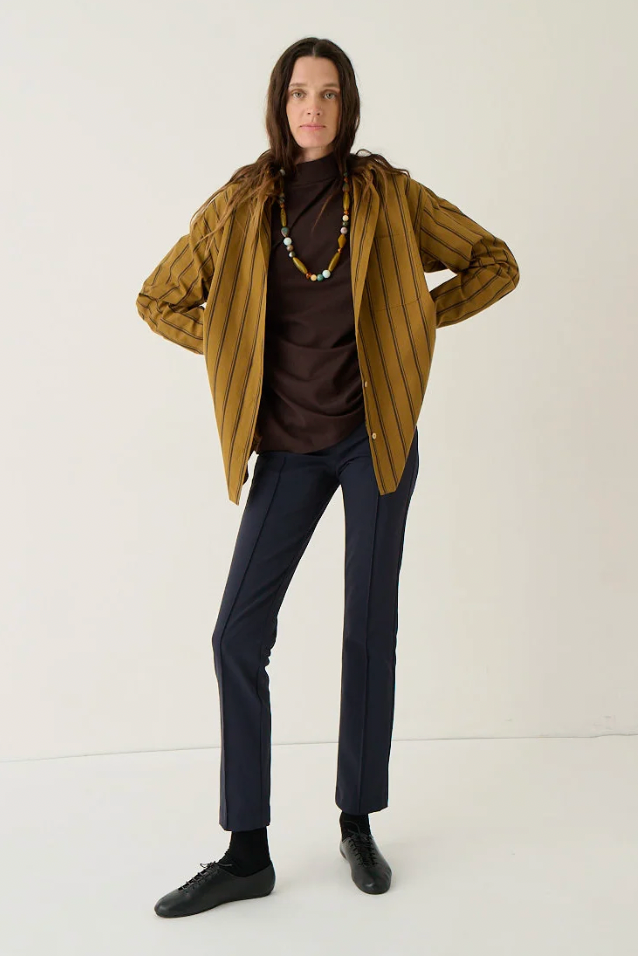 Essential Shirt, Goldenrod Stripe