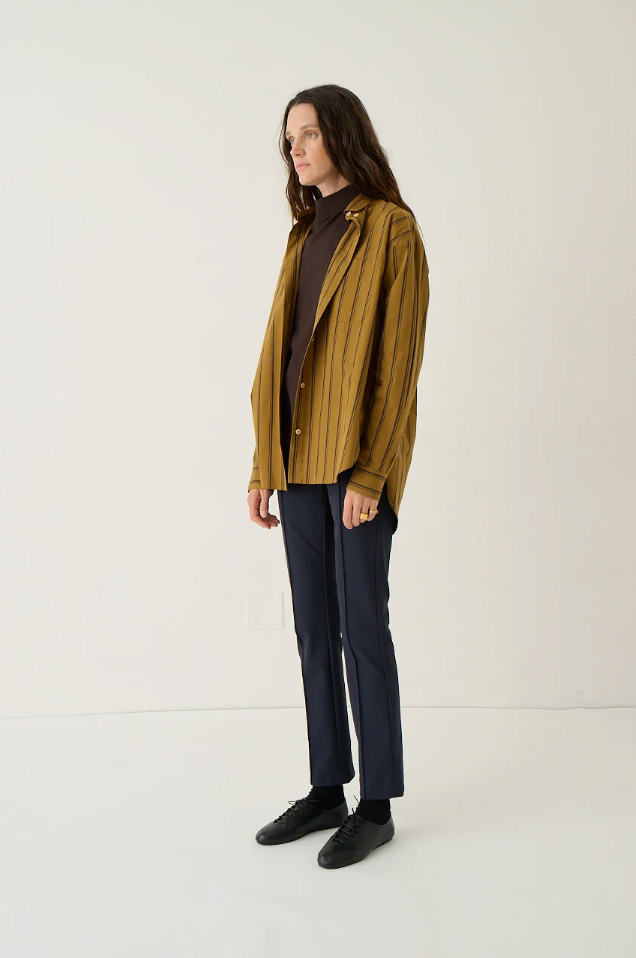 Essential Shirt, Goldenrod Stripe