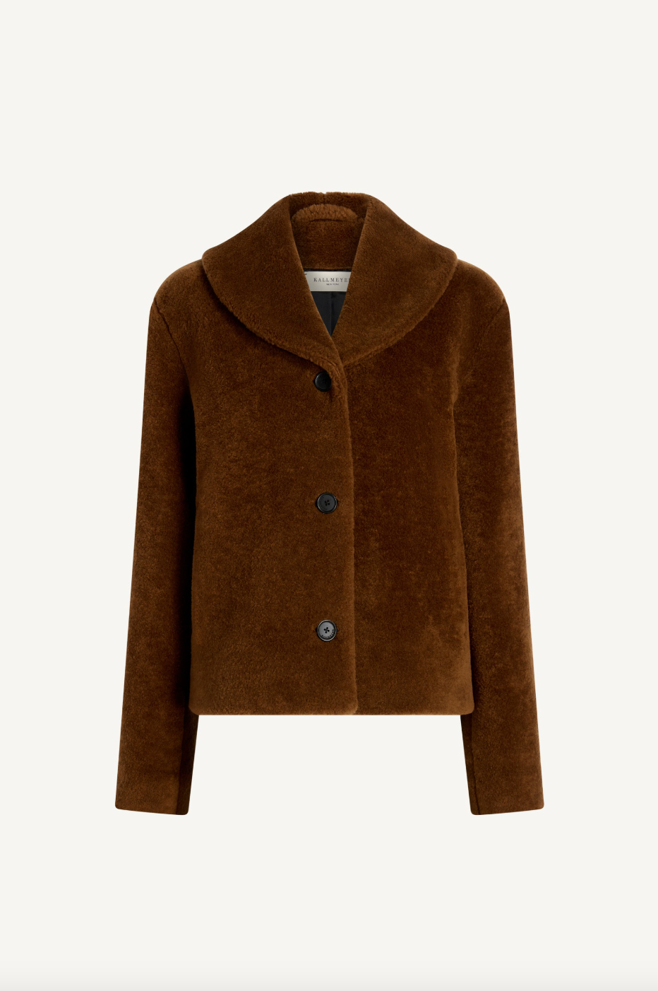 Marlie Wool Shawl Jacket, Ginger