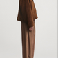 Marlie Wool Shawl Jacket, Ginger