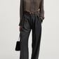 Joel Pleated Trouser, Graphite