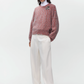 Speckled Crewneck Sweater, Malva